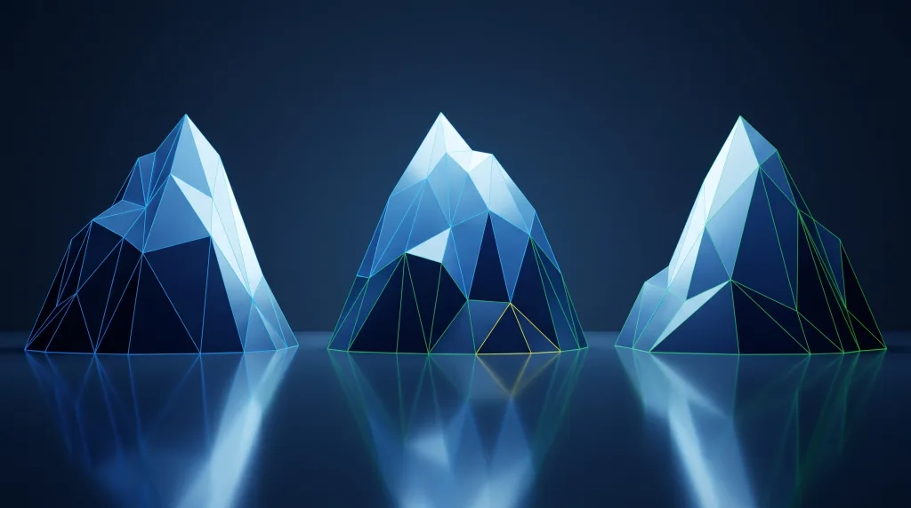 Faceted iceberg above a deep submerged lattice, for the measured outcomes behind Lingows case studies.