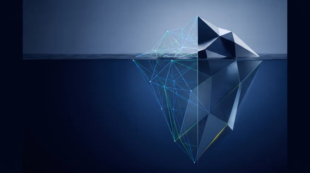 Faceted iceberg with a deep foundation lattice, for home renovation and remodeling firms, on the Home renovation page.