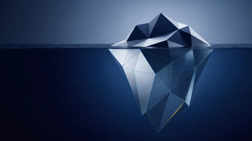 Faceted iceberg with a deep foundation lattice, for salons and beauty studios, on the Salon and beauty page.