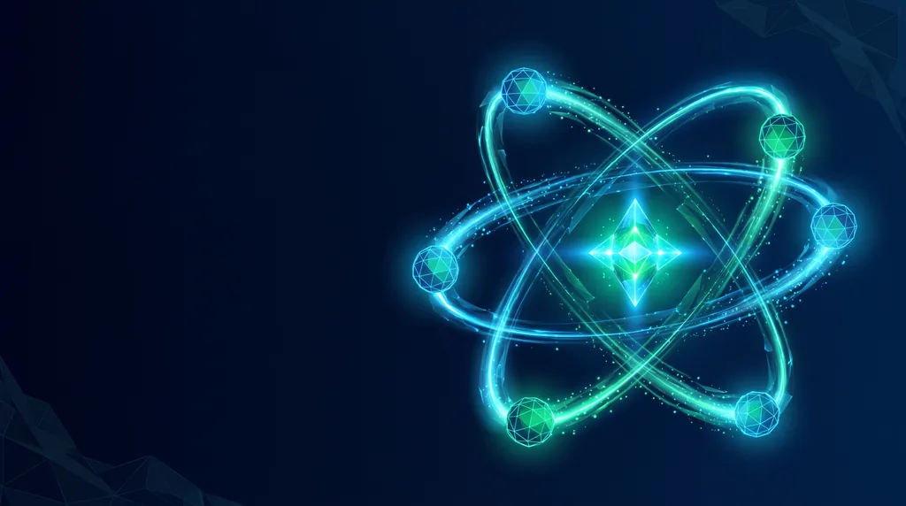 Geometric navy key art of faceted wireframe structure, for retargeting programs.
